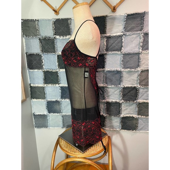 Frederick's of Hollywood Micro Mesh Slip Dress - Picture 3 of 4